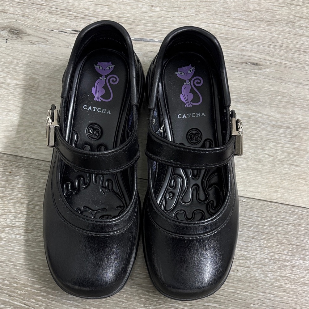 Black Kids Dress Shoes